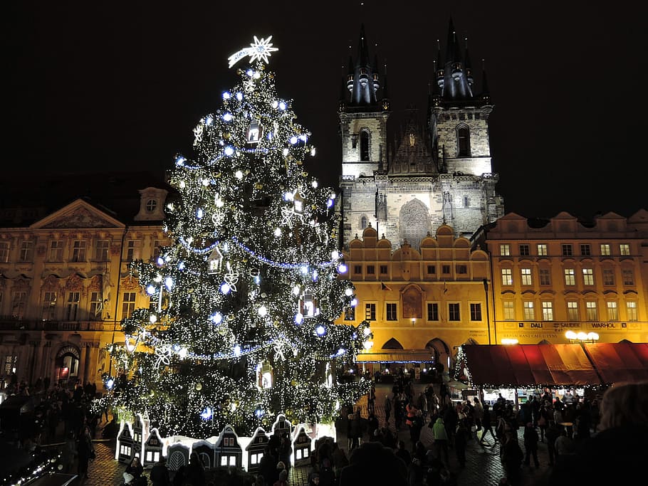 Prague Christmas tree